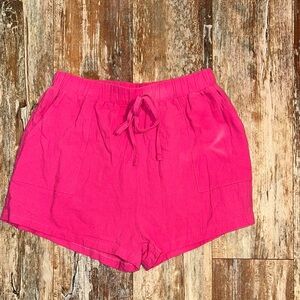 SHEIN High Waist Pink Shorts